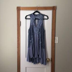 Free People Periwinkle Lace Dress
